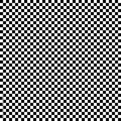 Regular vector pattern of squares in alternating black and white colors. Seamless background.