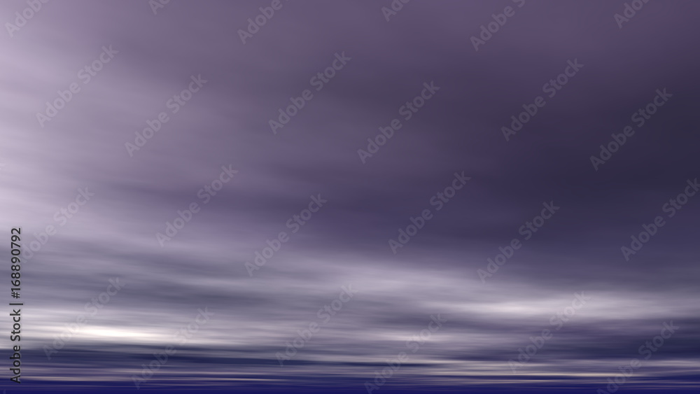 Cloudy Sky Illustration Stock Illustration | Adobe Stock
