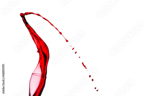 splash of red wine