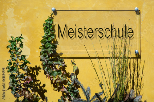 Schild 233 - Meisterschule