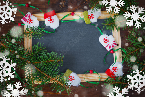 Christmas background with c...