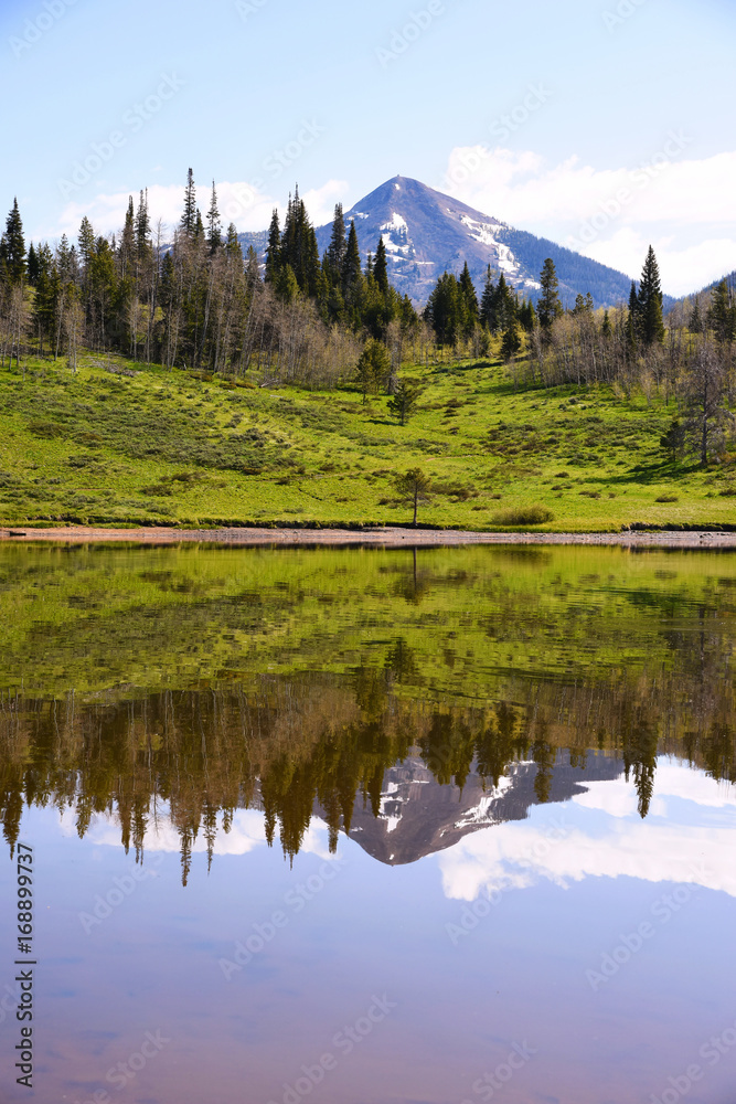 Mountain reflection