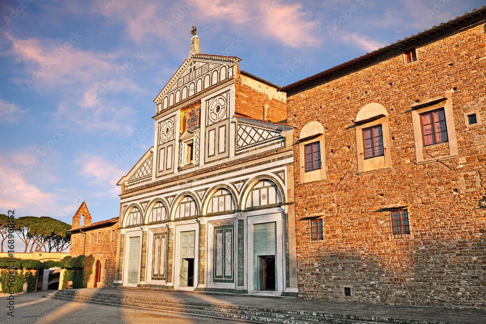 Florence, Tuscany, Italy:  Basilica of San Miniato al Monte
