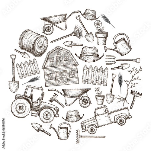 Farming agricultural instruments