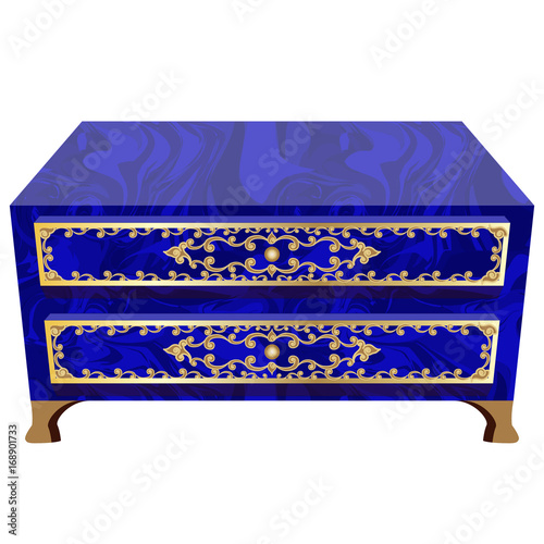 Decorative furniture - cabinet for room or palace interior design