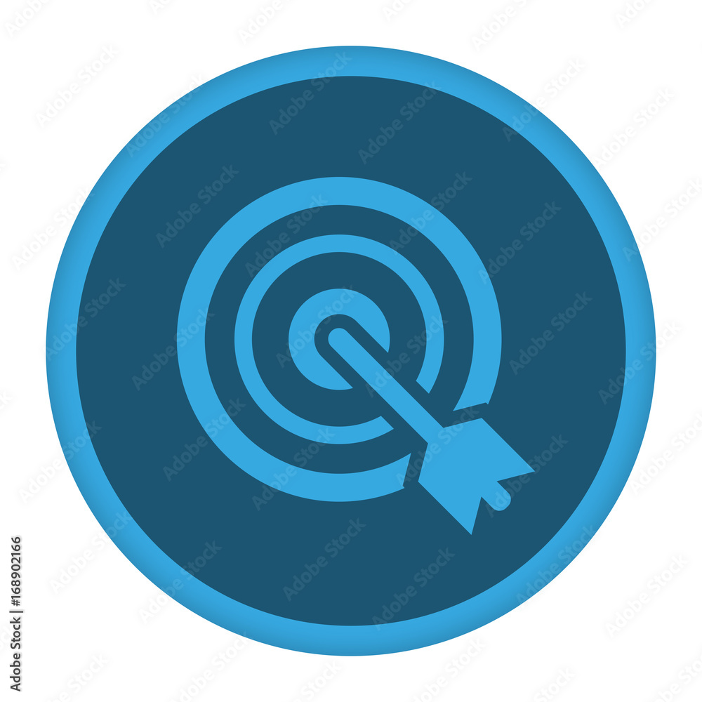 App Icon blau Zielscheibe App Icon blau Zielscheibe