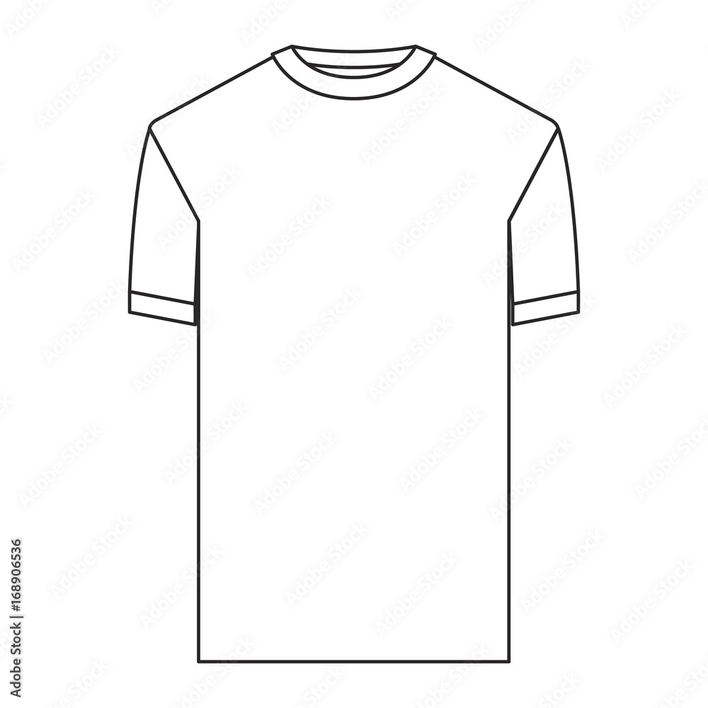 monochrome silhouette of t-shirt man vector illustration monochrome silhouette of t-shirt man vector illustration