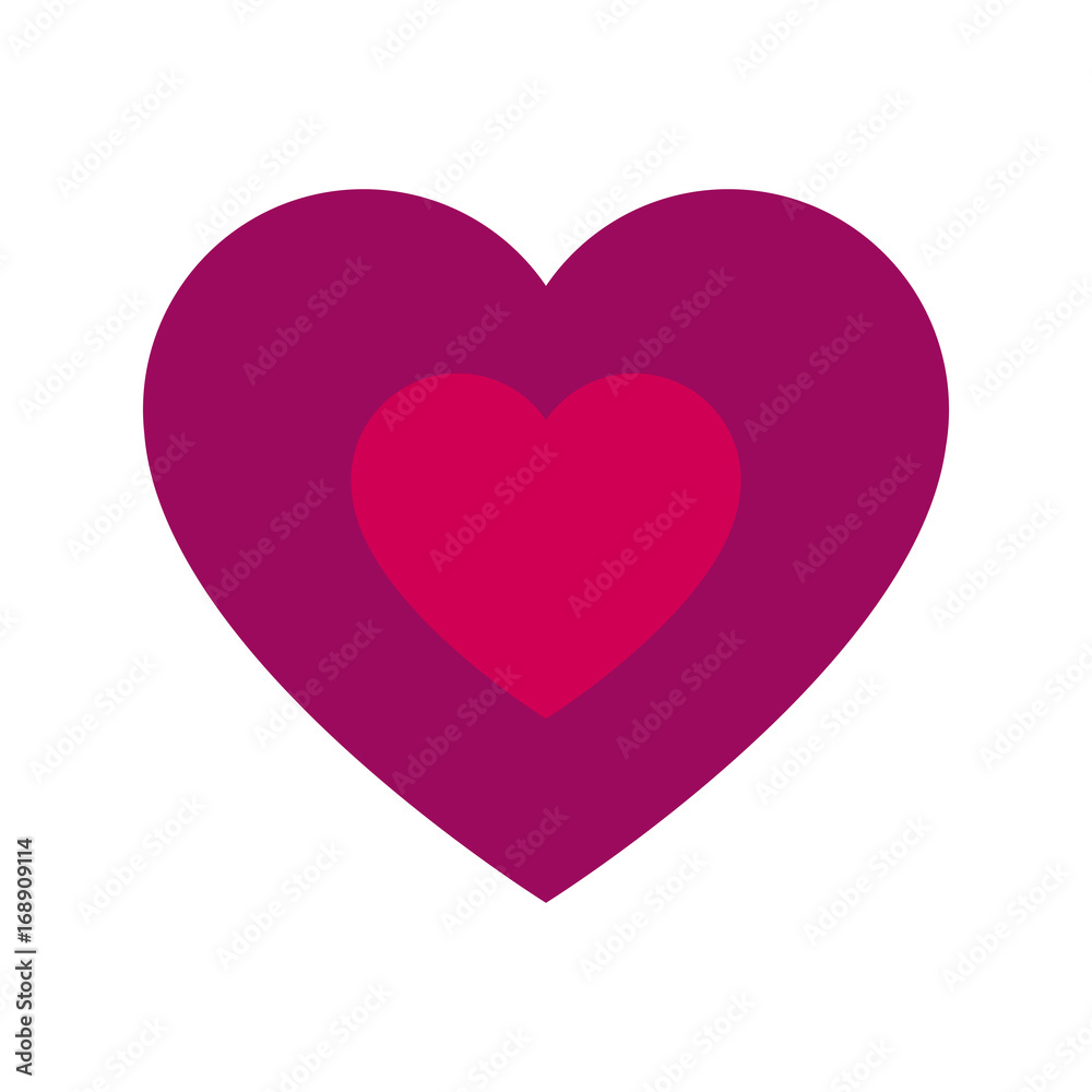 love heart romantic feeling symbol vector illustration love heart romantic feeling symbol vector illustration