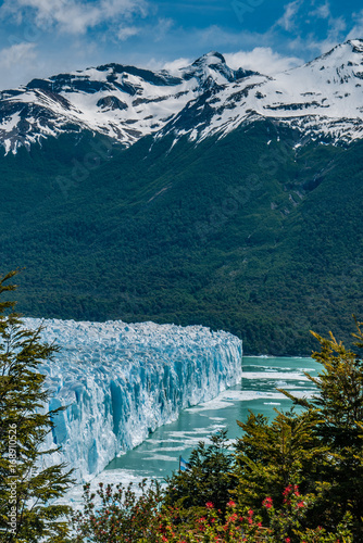 Perito Moreno glacier in a sunny day