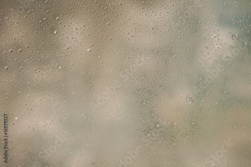 Brown and Blue Neutral Background Texture With Water Drops