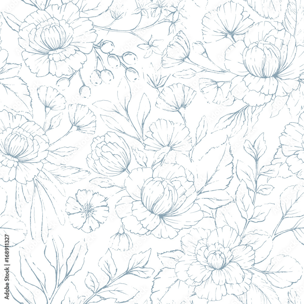 Floral seamless pattern