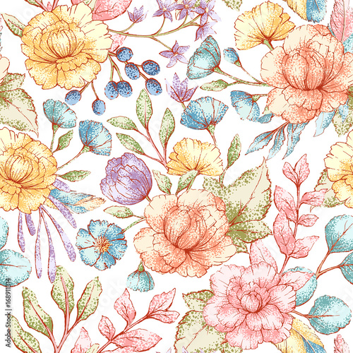 Floral seamless pattern