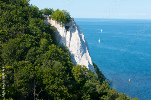chalk cliffs of ruegen, germany