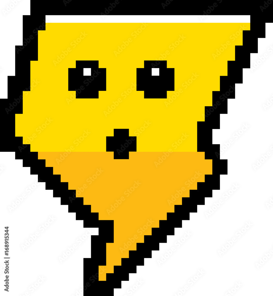 Surprised 8-Bit Cartoon Lightning Surprised 8-Bit Cartoon Lightning