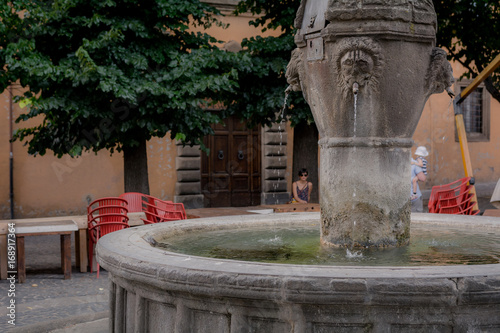 Fontana nella piazza