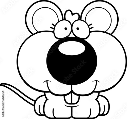 Cartoon Mouse Smiling