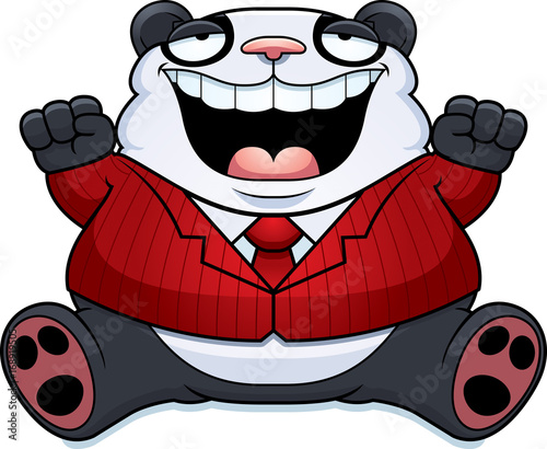 Cartoon Fat Panda Bear Suit