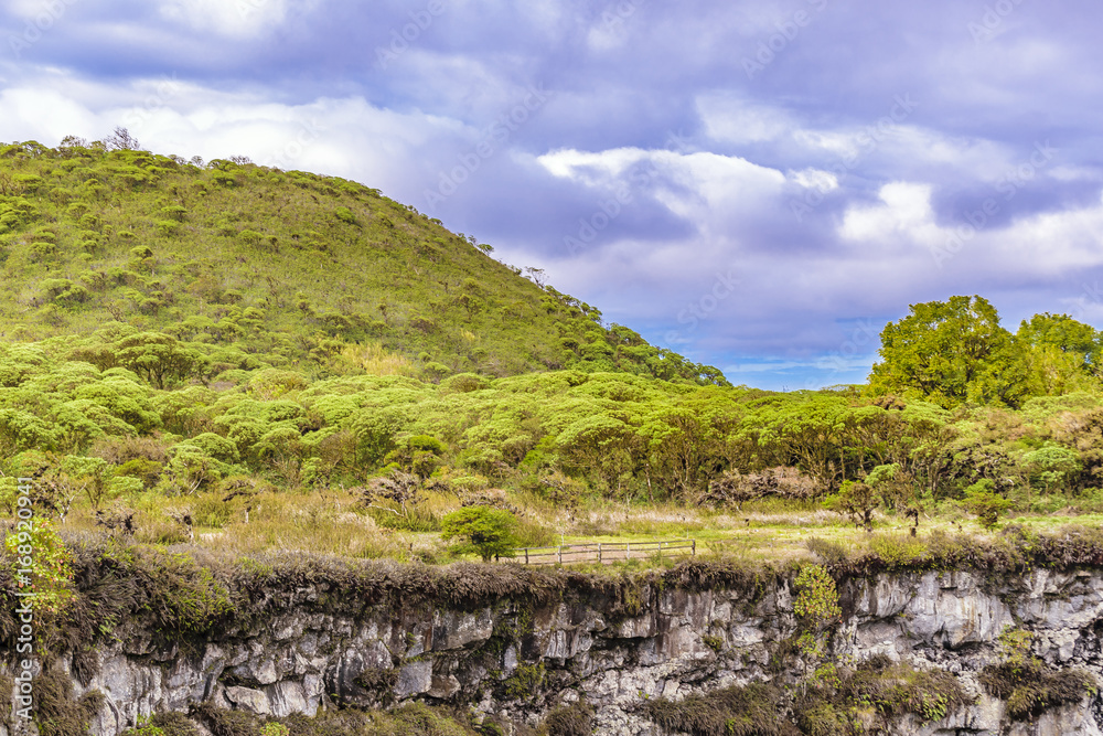 Volcano Depression, Galapagos, Ecuador Volcano Depression, Galapagos, Ecuador