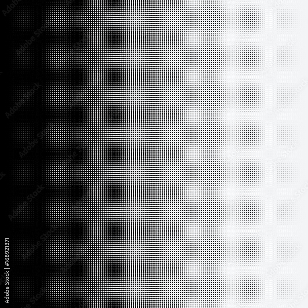 Halftone dots on white background Halftone dots on white background