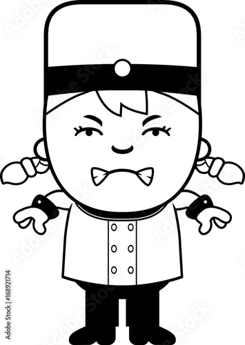 Angry Cartoon Bellhop
