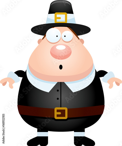 Surprised Cartoon Pilgrim