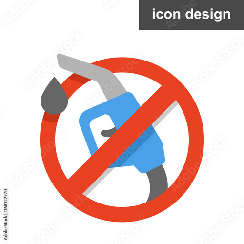 Vector icon fuel steal