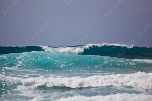 ocean wild beach rocks