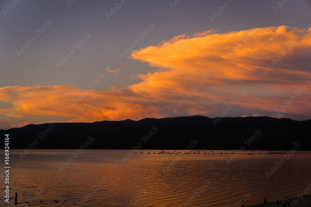Orange Clouds Lake