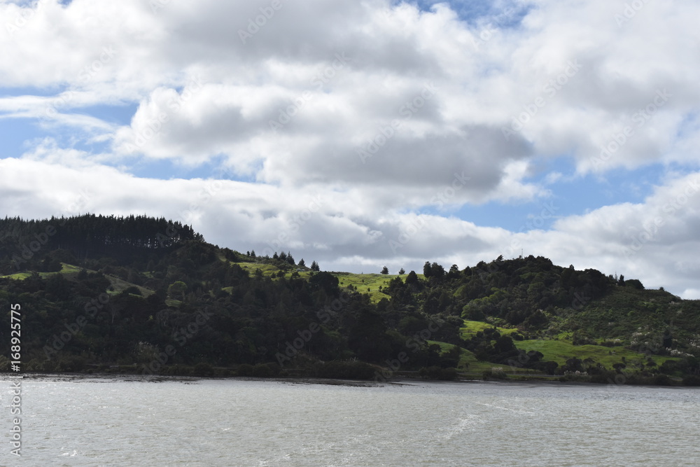 Landscapes, water, sky, mountains, nature