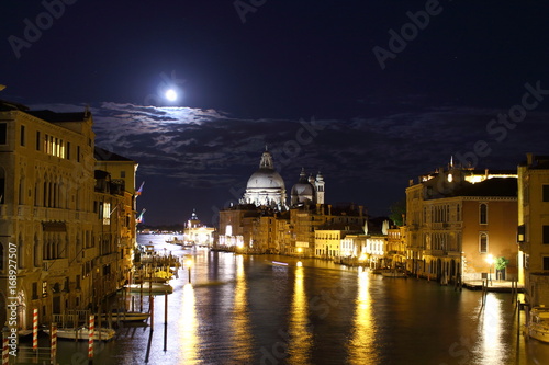 venice grand canal night