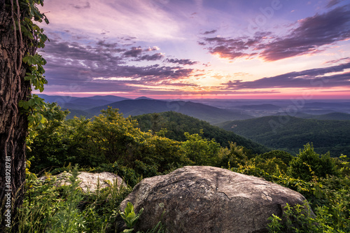 Buck Hollow Overlook Along Skyline Drive