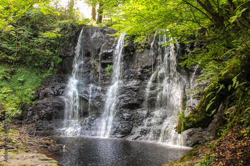 Waterfall in the forest  Northern Ireland