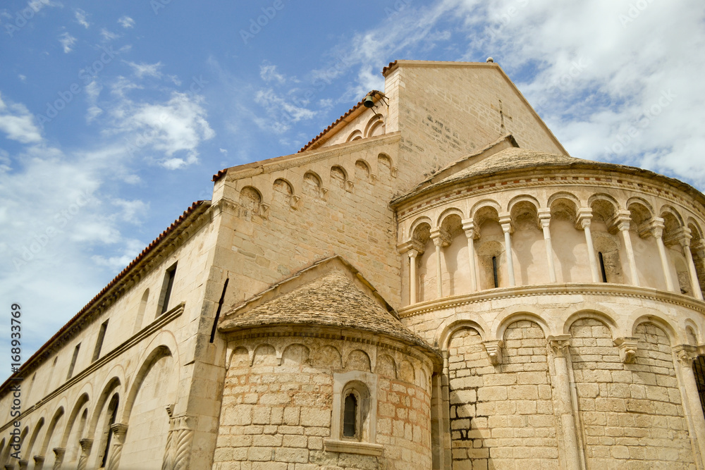 Church of St. Krsevan on Saint Krsevan square in Zadar, Dalmatia, Croatia  