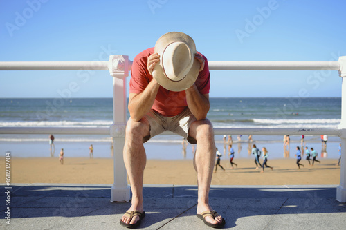 Desperate tourist