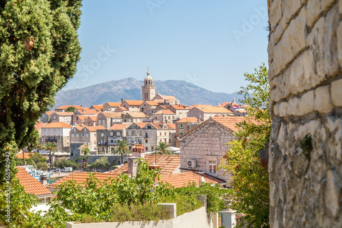 Korcula old town, Dalmatia, Croatia island
