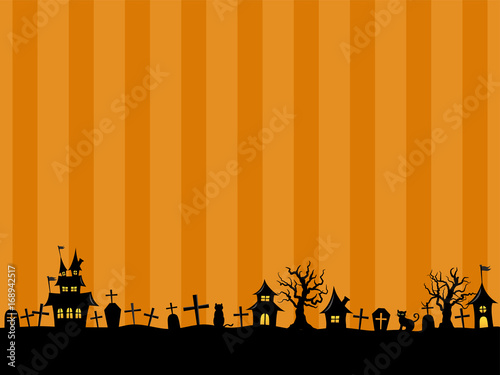 ハロウィン　背景素材