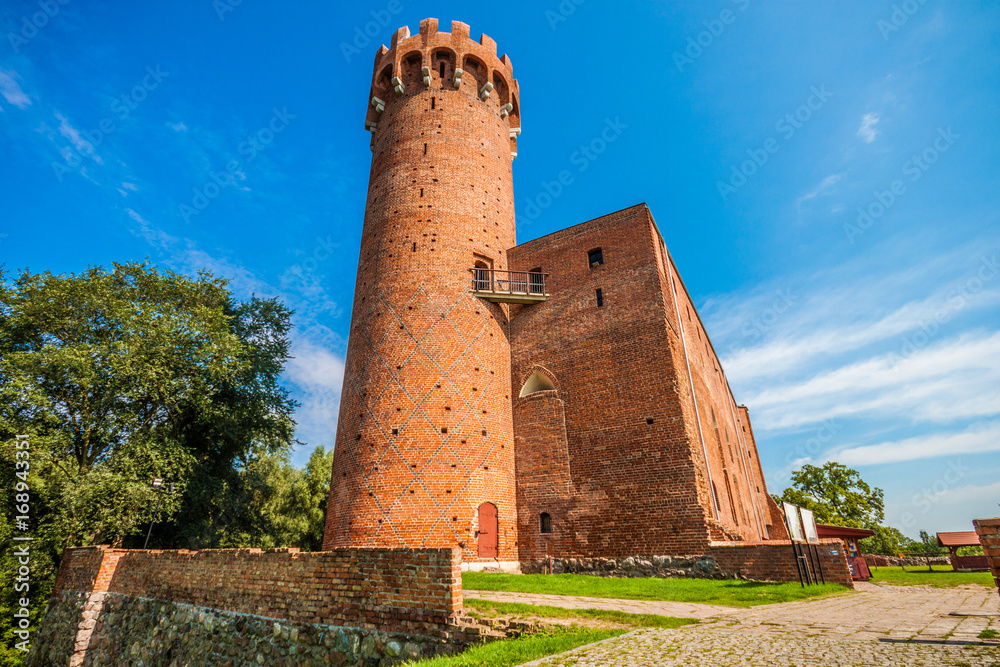 Medieval Teutonic castle in Swiecie, Poland