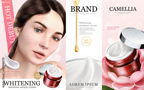 Whitening moisture ads