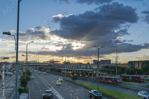 Atardecer Avenida de las Americas photo