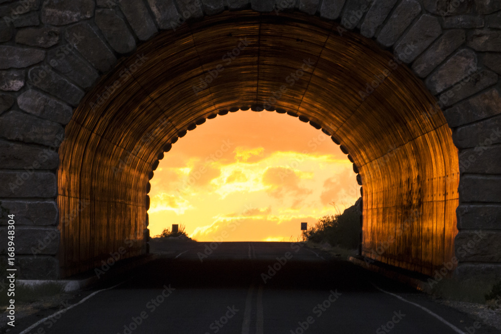 sunset tunnel
