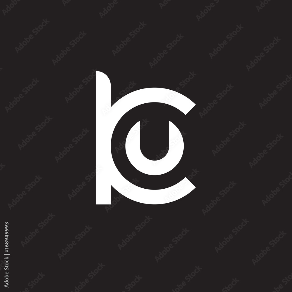 Initial lowercase letter logo ku, uk, u inside k, monogram rounded shape, white color on black background
Initial lowercase letter logo ku, uk, u inside k, monogram rounded shape, white color on black background