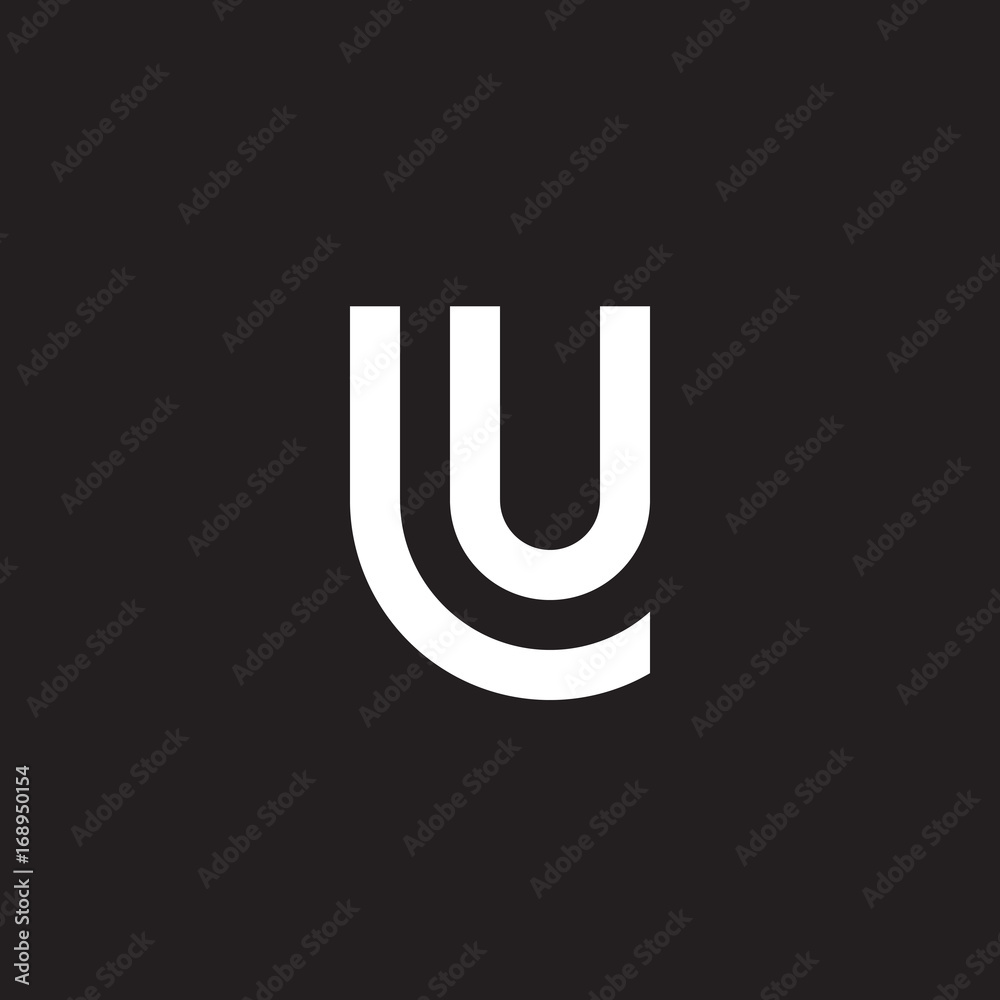 Initial lowercase letter logo lu, ul, u inside l, monogram rounded shape, white color on black background
Initial lowercase letter logo lu, ul, u inside l, monogram rounded shape, white color on black background