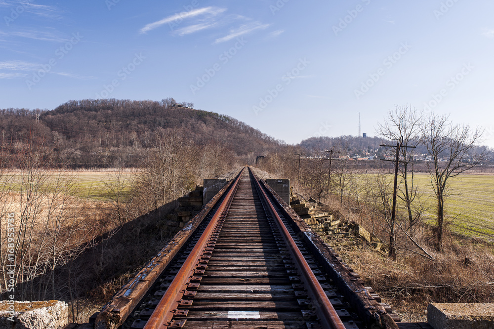 Abandoned Railroad - Track View