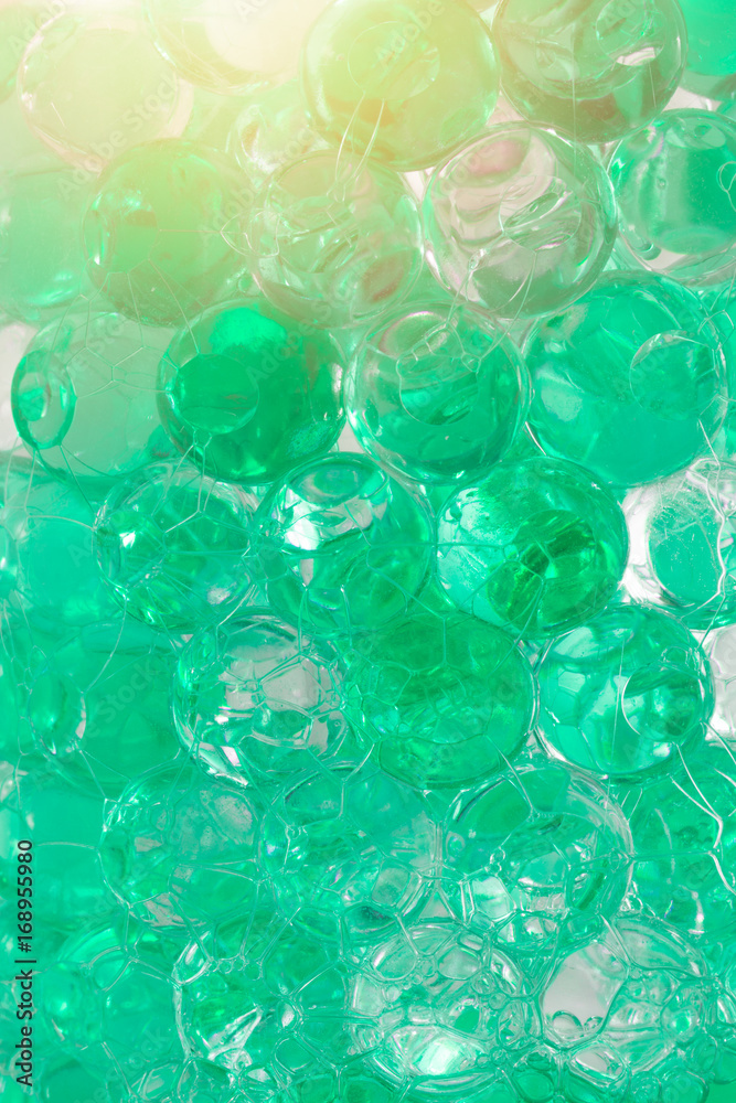 polymer scent aroma gel ball cool water green color polymer scent aroma gel ball cool water green color