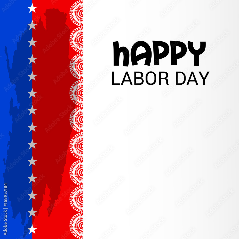 Obraz premium USA Labor Day.