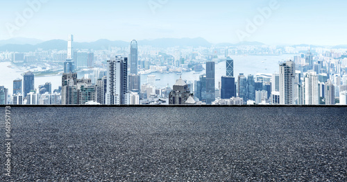 Photography Tall buildings on Hong Kong Island