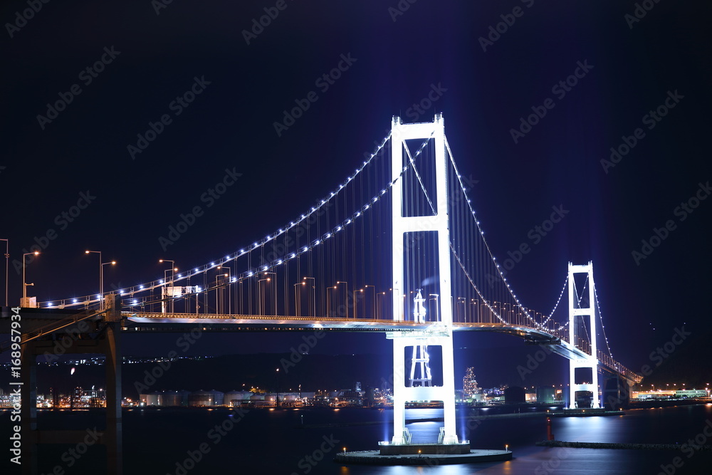 Fototapeta premium Muroran night view