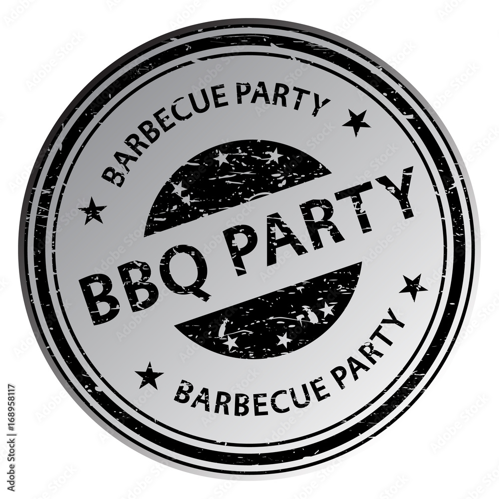 Obraz premium Bbq party stamp. Barbecue party. Barbecue stamp. Barbecue rubber stamp. Vector Barbecue stamp. Barbecue Grunge stamp. Roter stempel. Vintage Barbecue Stamps.