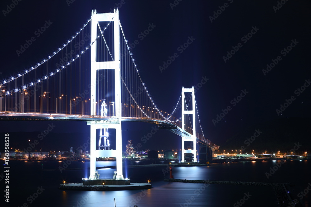 Fototapeta premium Muroran night view
