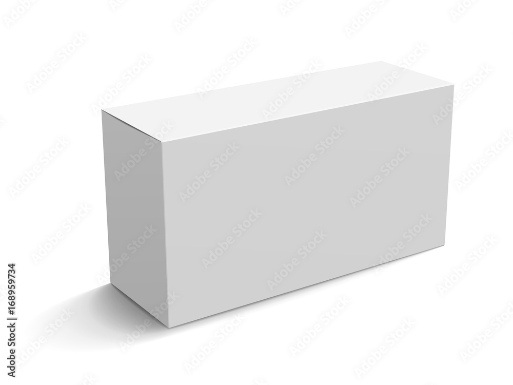 Fototapeta premium Blank paper box mockup